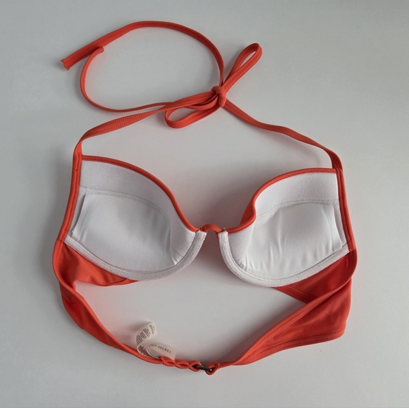 Victoria's Secret VS Push Up Swim Top 34A Orange - Picture 5 of 7